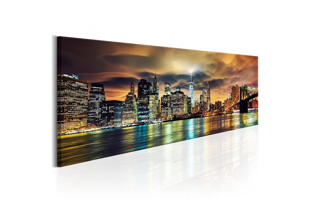 Tavle New York Sky 120X40 v:9369186
