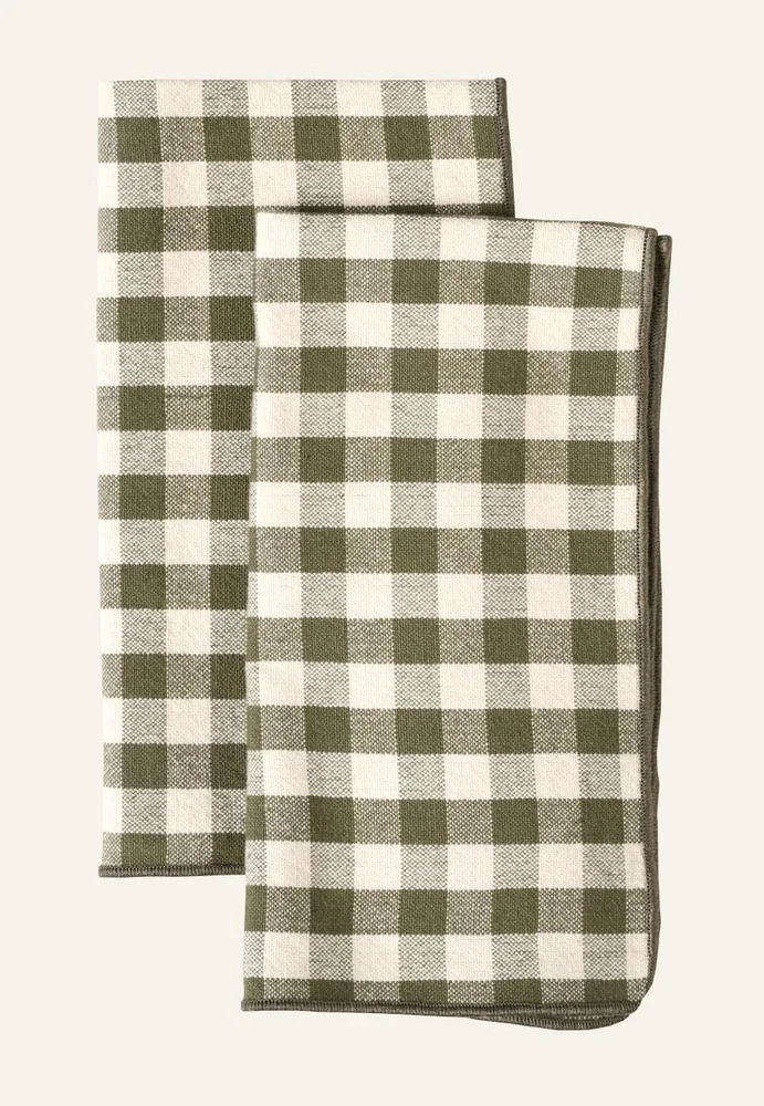 2pk tøyserviett mosegrønn – 45×45 cm v:9783926