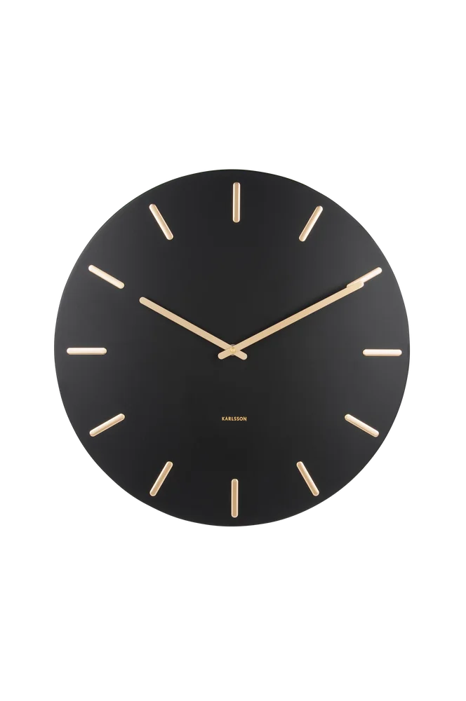 Veggklokke Charm – Svart – Dekor | m v:8160997 Veggklokke Charm – Svart – Dekor | m v:8160997