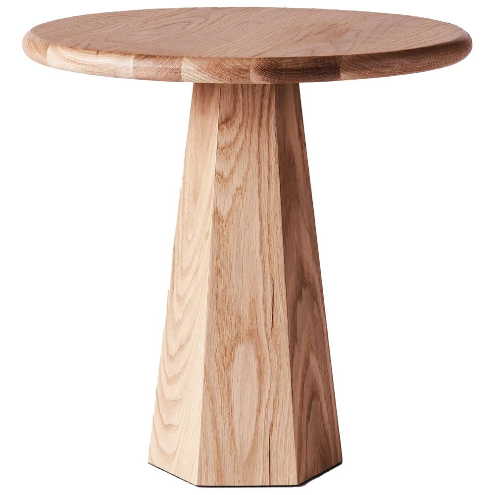 Hexagon Sidebord Ø45 cm, Eik v:6629777