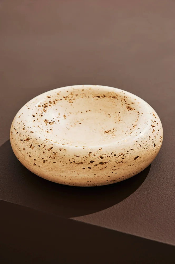 Moon skål travertine Ø22 cm - Beige - Dekor | m v:9138974