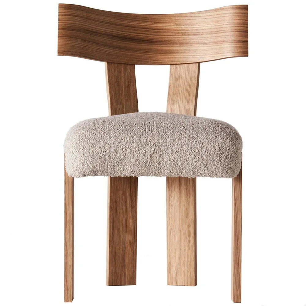 Alba Stol, Eik / Bouclé Sand v:4129193