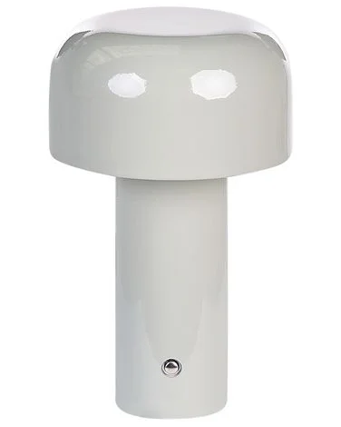 Trådløs LED-bordlampe BESOS Med dimmer Metall Grå v:7113009