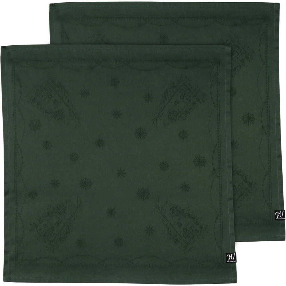 Julemorgen Serviett 2-pk 45×45 cm, Grønn v:6371453