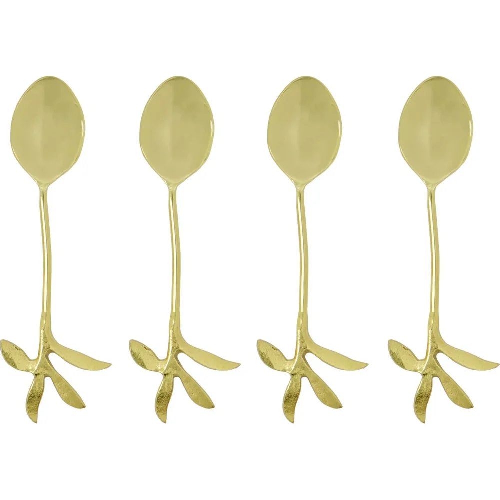 HDServe Skje 4-pk, Antique Gold v:2789830