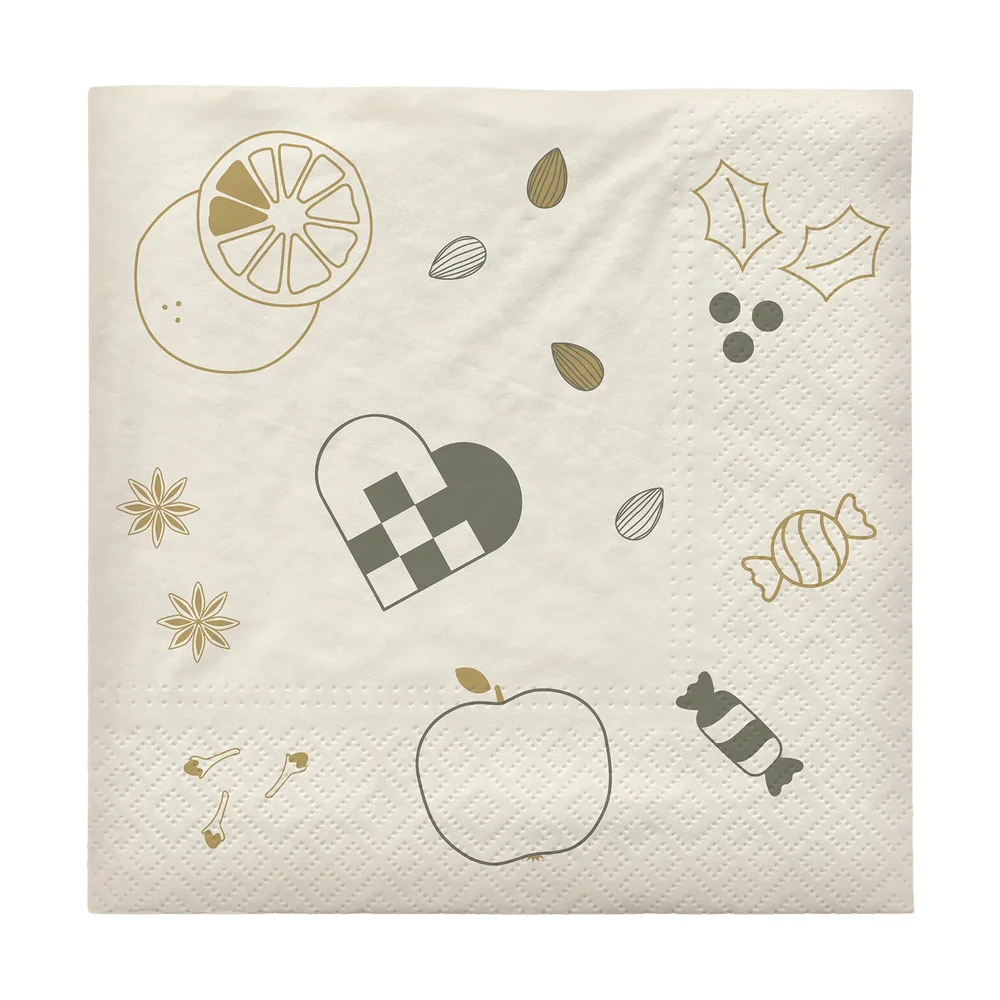 Fryd papirsserviett 33×33 cm 20-pakning v:6305446