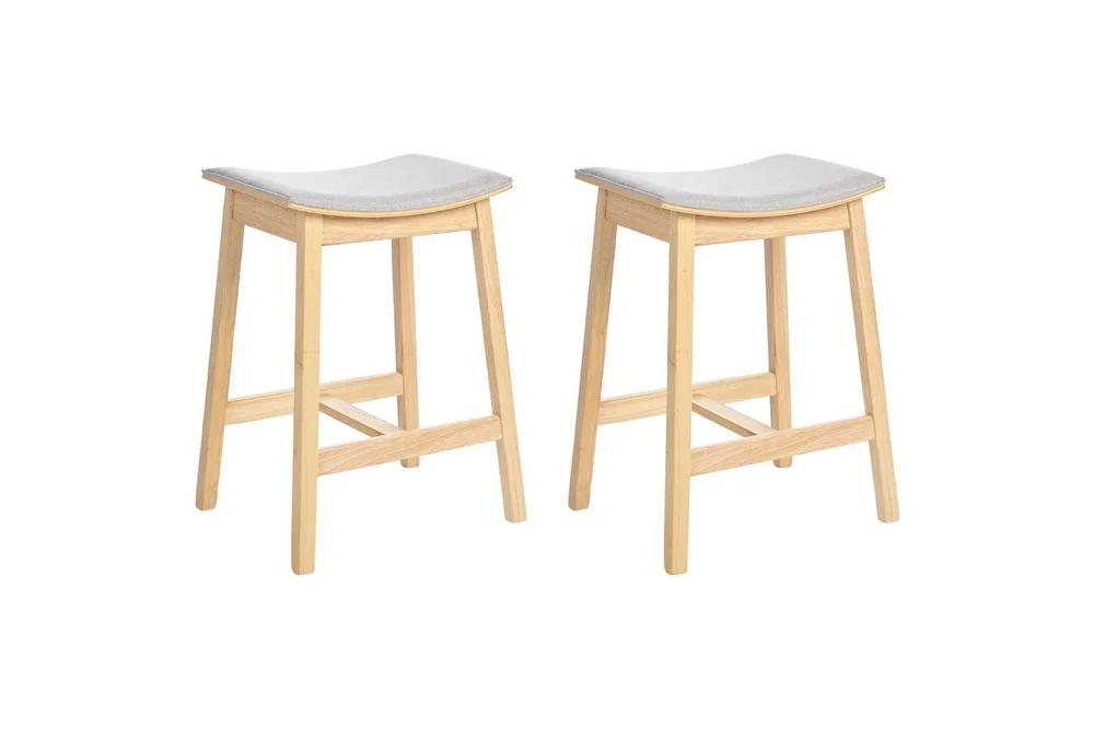 Barstol Dixon set om 2 Light grey v:2779905