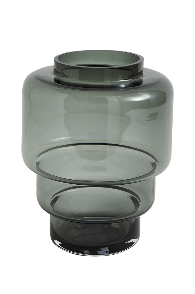 Akka glassvase 19,5 cm – Grå – Dekor | m v:7469768