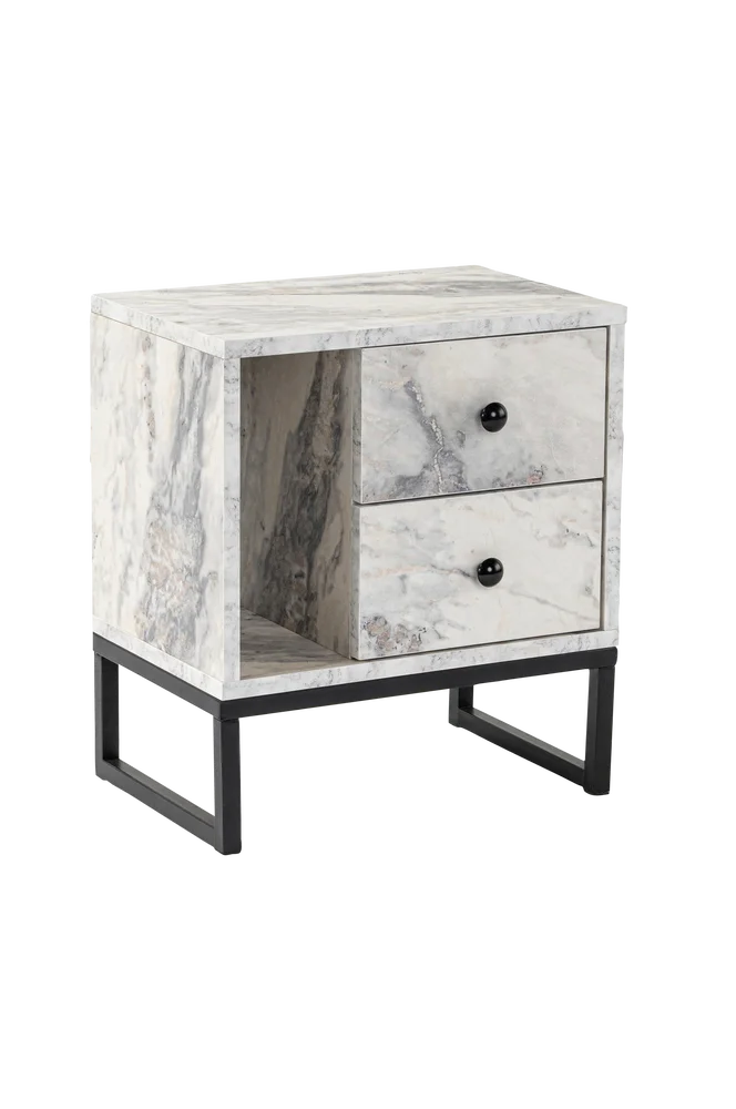 Nattbord Guard – Hvit m v:5351359 Nattbord Guard – Hvit m v:5351359