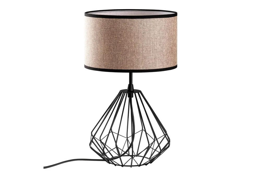 Bordlampe Almasi Mink / Svart v:6685148