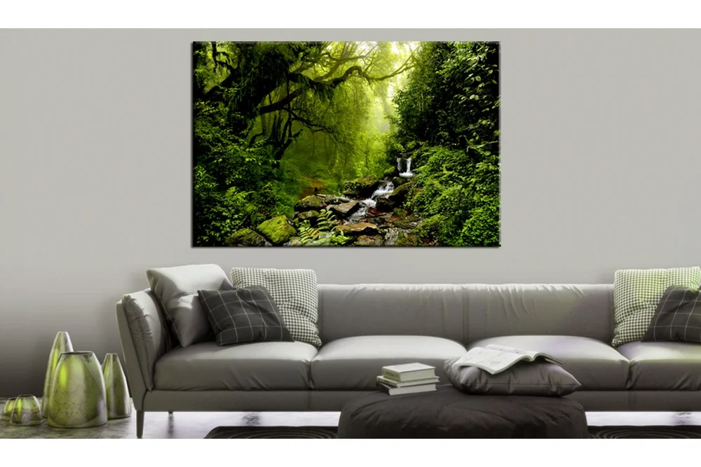 Tavle Waterfall In The Forest 90X60 v:1942664