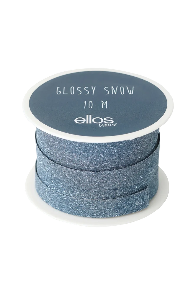 Glitterstreng Snow 10 meter – Blå – Dekor | m v:6473485 Glitterstreng Snow 10 meter – Blå – Dekor | m v:6473485