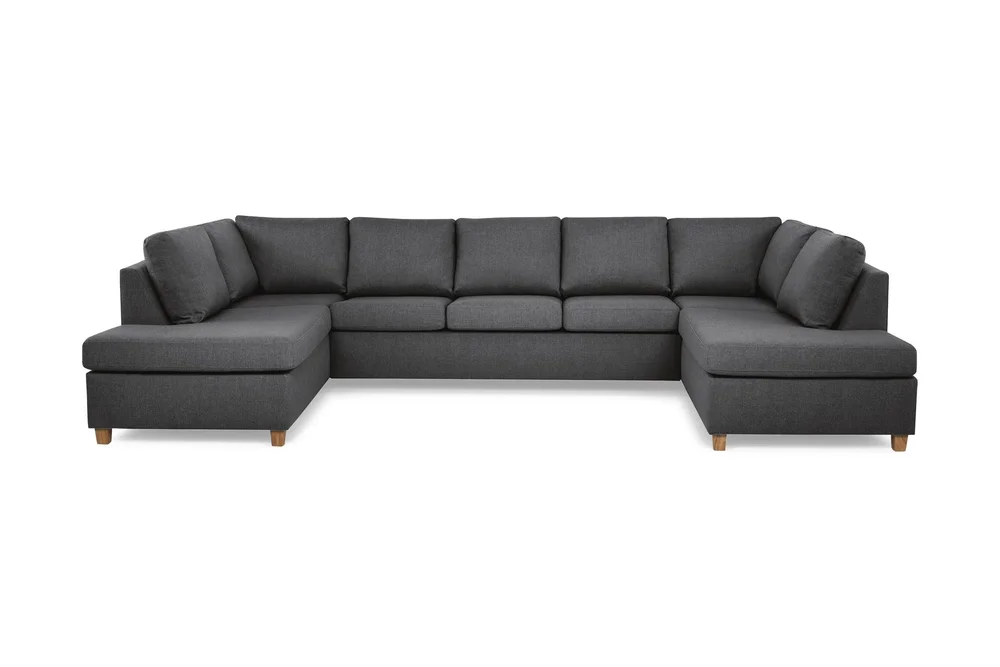 Crazy 5-seters U-formet Sofa med Dobbel Sjeselong i Stoff v:7674614 Crazy 5-seters U-formet Sofa med Dobbel Sjeselong i Stoff v:7674614