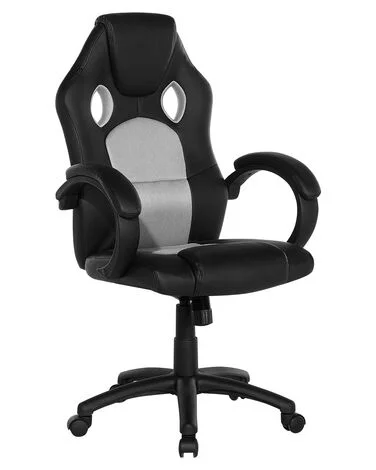 Kontorstol FIGHTER Kunstskinn Lysegrå v:2611736