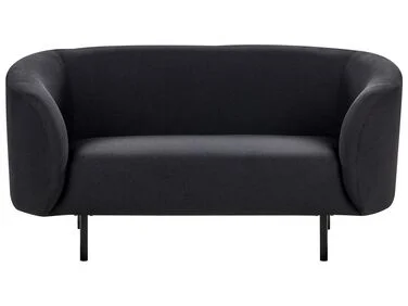 Sofa 2-seters LOEN Svart v:5680638