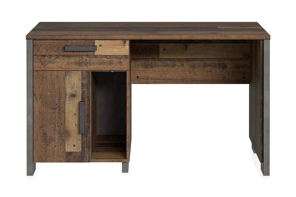 Lazarius Skrivebord 155 cm med Oppbevaring Skap + Skuff + Hy v:6199628