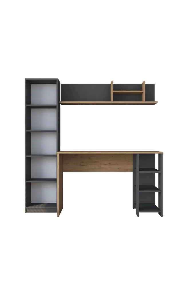 Skrivebord – Carmen – Brun m v:8066153 Skrivebord – Carmen – Brun m v:8066153