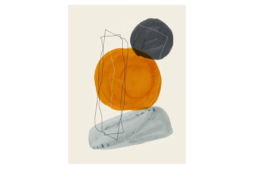 Poster Stones 21x30 cm v:5131997