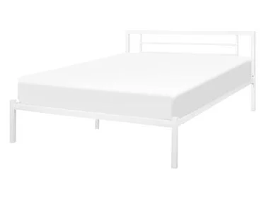Seng Metall CUSSET 140 x 200 cm Hvit v:8252968