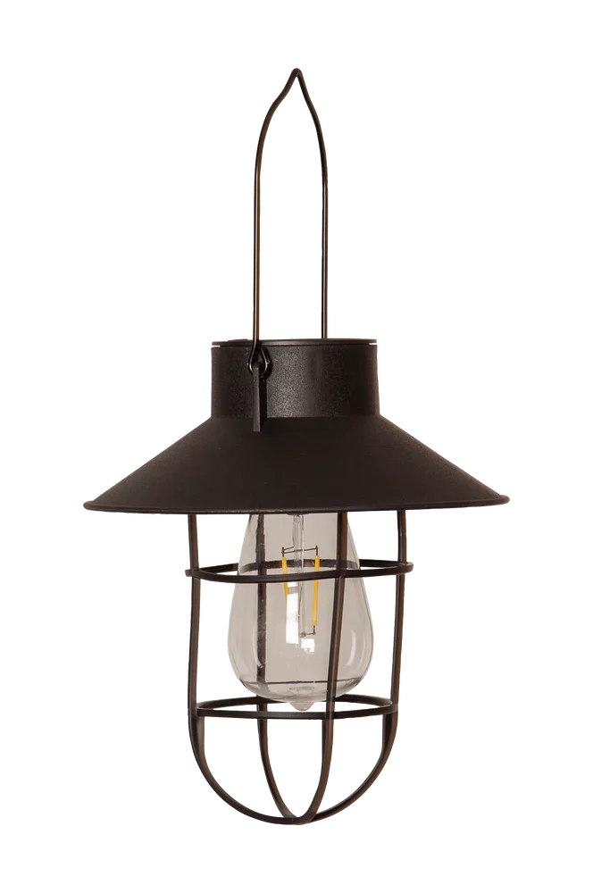 Solcelledekor Cage 21 cm - Svart - Belysning | m v:7210537