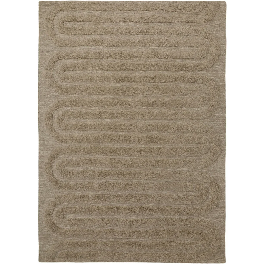 Riklund Ullteppe 190x290 cm, Beige Melange v:3906726