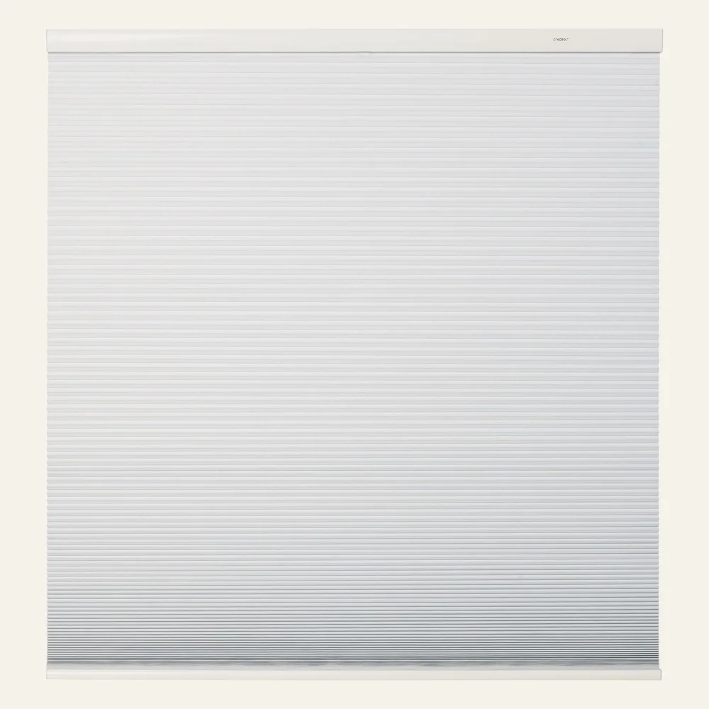Lystett dobbel plisségardin hvit – 150×160 cm v:8152349 Lystett dobbel plisségardin hvit – 150×160 cm v:8152349