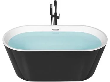 Frittstående badekar HAVANA 170 x 73 cm Svart/hvit v:8125021 Frittstående badekar HAVANA 170 x 73 cm Svart/hvit v:8125021