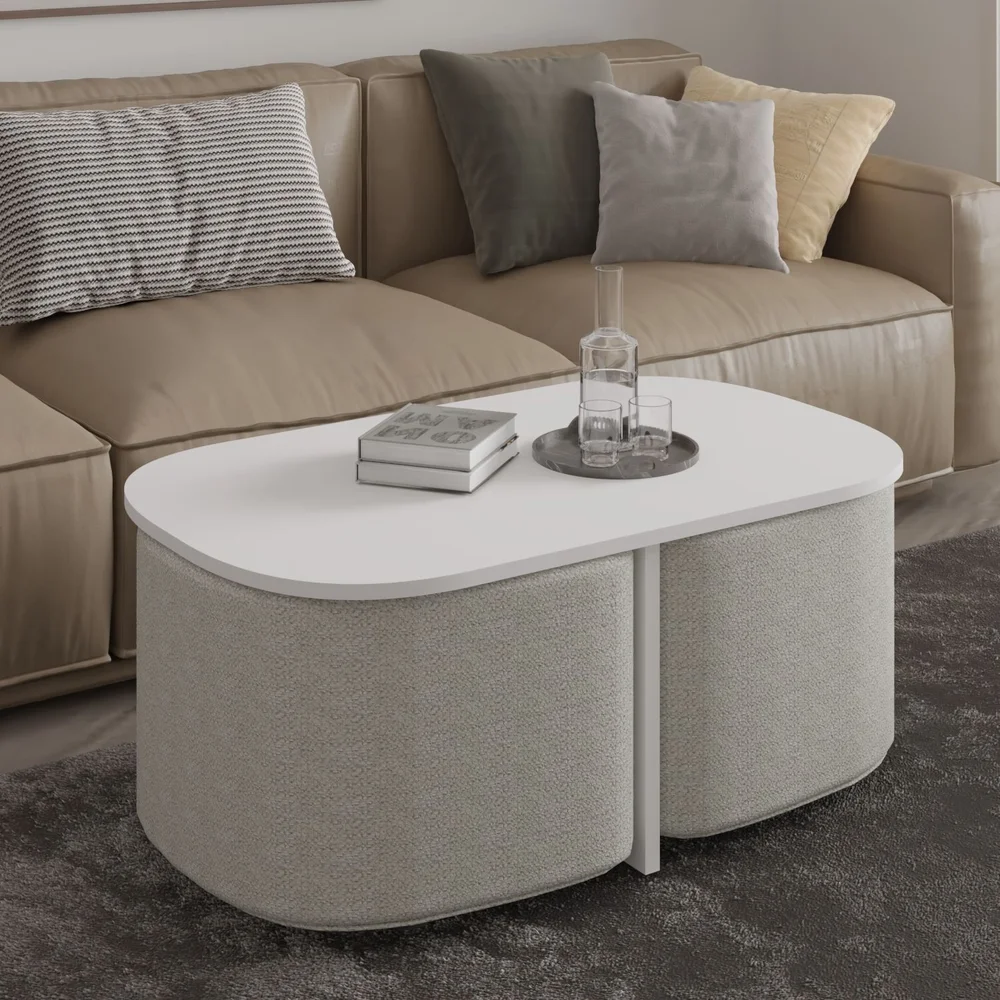 Hu Sofabordsett 90x42,9x45 cm v:3683961