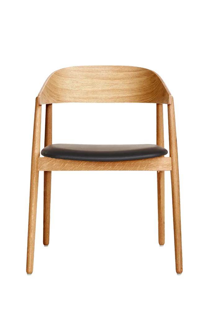 AC2 Stol med armlener, 2-pakning – Svart m v:6476639